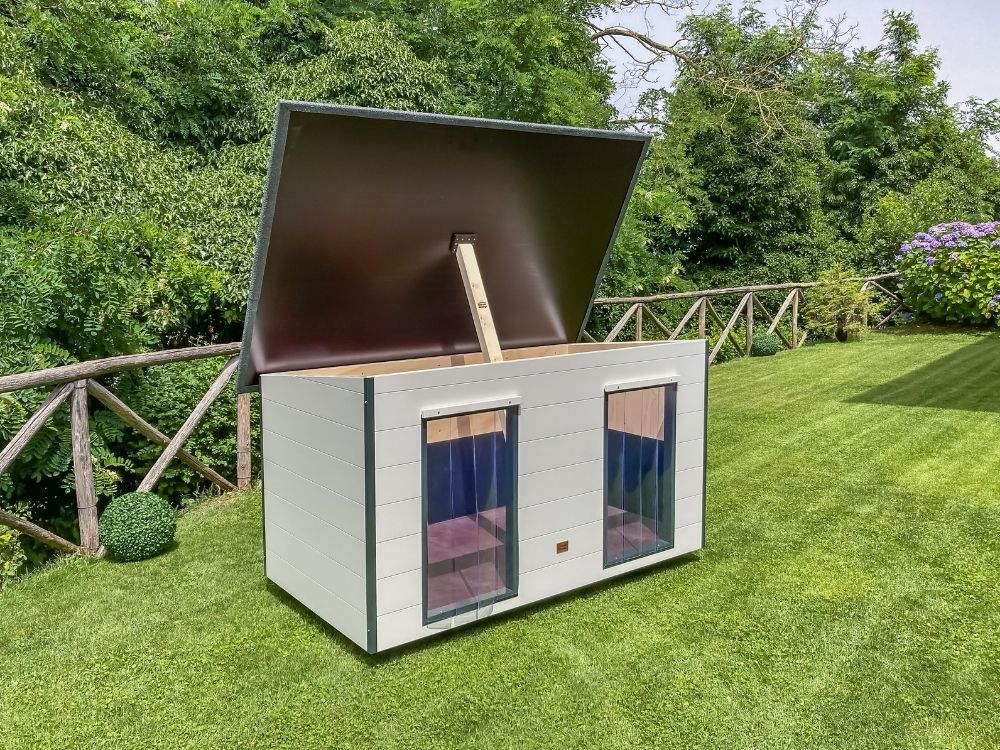 Cuccia di design da esterno Snow doppia 6